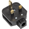 Sealey Extra Heavy Duty Rubber Mains Plug 13amp 240v Pack of 1