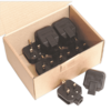 Sealey Extra Heavy Duty Rubber Mains Plug 13amp 240v Pack of 10