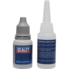 Sealey Fast Fix Two Part Filler and Adhesive Grey 10ml