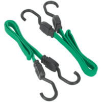 Sealey Flat Bungee Elastic Cord Set 610mm