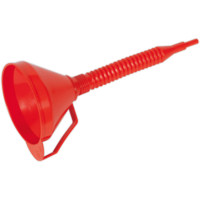 Sealey Funnel Flexible Spout and Filter 160mm