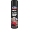 Sealey Gloss Aerosol Spray Paint Black 500ml