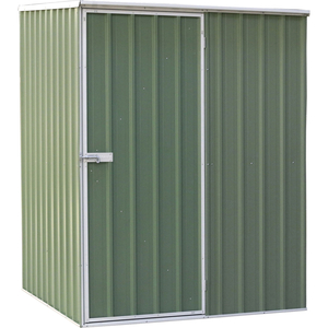 Sealey Green Galvanized Steel Shed 1.5m x 1.5m x 1.9m