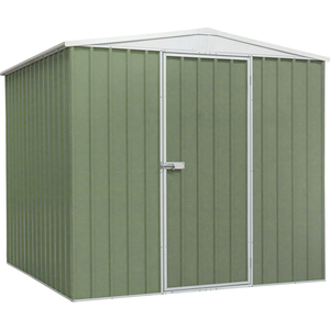 Sealey Green Galvanized Steel Shed 2.3m x 2.3m x 1.9m