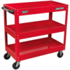 Sealey Heavy Duty 3 Shelf Trolley Red