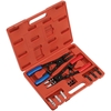 Sealey Heavy Duty Circlip Plier & Interchangeable Tip Set