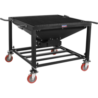 Sealey Height Adjustable Plasma Cutting Workbench on Wheels 0.9m