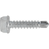 Sealey Hex Head Zinc Plated Din 7504K Self Drilling Screws 4.2mm 19mm Pack of 100