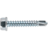 Sealey Hex Head Zinc Plated Din 7504K Self Drilling Screws 4.2mm 25mm Pack of 100