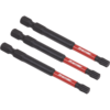 Sealey Impact Power Tool Torx Screwdriver Bits T27 75mm Pack of 3