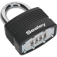 Sealey Laminated Steel Combination Padlock 46mm Standard