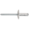 Sealey Large Flange Multi Grip Aluminium Rivets 4.8mm 27mm Pack of 100