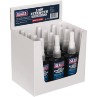 Sealey Low Strength Thread Lock 50ml Pack of 12