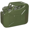 Sealey Metal Jerry Can 10l Green