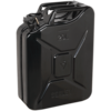 Sealey Metal Jerry Can 20l Black