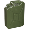 Sealey Metal Jerry Can 20l Green