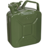 Sealey Metal Jerry Can 5l Green