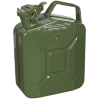 Sealey Metal Jerry Can 5l Green