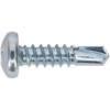 Sealey Pan Head Phillips Zinc Plated D7504N Self Drilling Screws 4.8mm 19mm Pack of 100