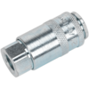 Sealey PCL Air Line Coupling BSP Female Thread 1/4" BSP Pack of 5