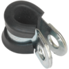 Sealey Pipe Clip Rubber Lined 8mm Pack of 25