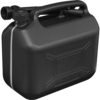 Sealey Plastic Fuel Can 10l Black