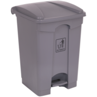 Sealey Plastic Pedal Bin 45l Grey