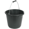 Sealey Polypropylene Plastic Bucket with Pouring Spout 14l Black