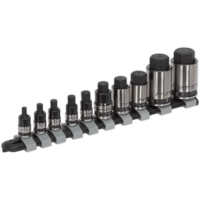 Sealey Premier 10 Piece Combination Drive Hex Socket Bit Set Metric Combination