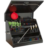 Sealey Premier Heavy Duty Wedge Tool Chest + 93 Piece Tool Kit Black