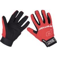 Sealey Premier Mechanics Padded Gloves Red XL