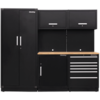 Sealey Premier MSS Oak Worktop Storage System Combo 2480mm 690mm 2110mm