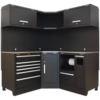 Sealey Premier MSS Stainless Steel Corner Worktop Storage System Combo 1755mm 1755mm 2110mm