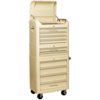 Sealey Premier Retro Style 10 Drawer Roller Cabinet,  Mid and Top Tool Chest Cream