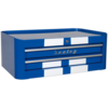 Sealey Premier Retro Style 2 Drawer Mid Tool Chest Blue / White