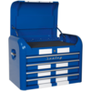 Sealey Premier Retro Style 4 Drawer Tool Chest Blue / White
