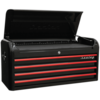 Sealey Premier Retro Style 4 Drawer Wide Top Tool Chest Black / Red