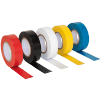 Sealey PVC Insulating Tape Pack Of 10 Assorted 19mm 20m