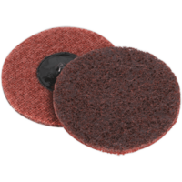Sealey Quick Change Abrasive Preparation Pads 75mm 75mm Medium Pack of 10