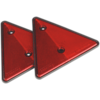 Sealey Rear Reflective Red Triangle Pack of 2
