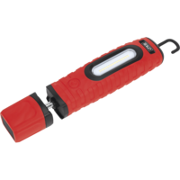 Sealey Rechargeable 360° Inspection Lamp 16 Smd Led + 3W Led Li-ion Red
