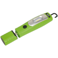 Sealey Rechargeable 360° Inspection Lamp 7 Smd + 3W Led Li-ion Green