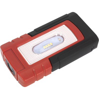Sealey Rechargeable Inspection Light Lithium-Polymer Battery Red / Black