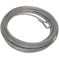 Sealey Replacement Wire Rope for RW8180 Recovery Winch 25m