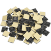 Sealey Self Adhesive Cable Tie Mounts Black 20mm Pack of 100