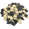 Sealey Self Adhesive Cable Tie Mounts Black 25mm Pack of 100