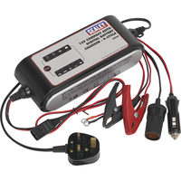Sealey SMC04 Compact Automatic Battery Charger 12v