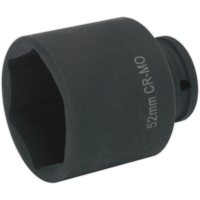 Sealey Specialised 1/2" Drive Hexagon Impact Socket Metric 1/2" 52mm