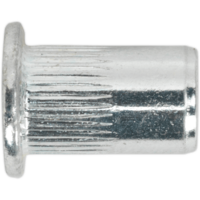 Sealey Splined Rivet Nut Threaded Inserts M8 Thread Pack of 50