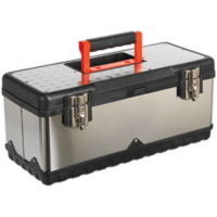 Sealey Stainless Steel Tool Box and Tote Tray 500mm